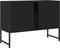 vidaXL - Wastafelkast - 80x33x60 - cm - bewerkt - hout - zwart