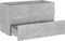 vidaXL - Wastafelkast - 80x38,5x45 - cm - bewerkt - hout - betongrijs