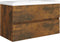 vidaXL - Wastafelkast - 80x38,5x45 - cm - bewerkt - hout - gerookt - eikenkleurig