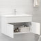 vidaXL - Wastafelkast - 80x38,5x46 - cm - spaanplaat - wit
