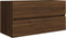 vidaXL - Wastafelkast - 90x38,5x45 - cm - bewerkt - hout - bruineikenkleurig