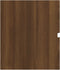 vidaXL - Wastafelkast - 90x38,5x45 - cm - bewerkt - hout - bruineikenkleurig