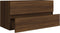 vidaXL - Wastafelkast - 90x38,5x45 - cm - bewerkt - hout - bruineikenkleurig