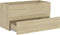 vidaXL - Wastafelkast - 90x38,5x45 - cm - spaanplaat - sonoma - eikenkleurig