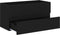 vidaXL - Wastafelkast - 90x38,5x45 - cm - spaanplaat - zwart