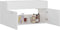 vidaXL - Wastafelkast - 90x38,5x46 - cm - bewerkt - hout - wit