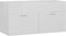 vidaXL - Wastafelkast - 90x38,5x46 - cm - spaanplaat - hoogglans - wit