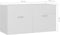 vidaXL - Wastafelkast - 90x38,5x46 - cm - spaanplaat - hoogglans - wit