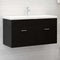vidaXL - Wastafelkast - 90x38,5x46 - cm - spaanplaat - zwart