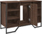 vidaXL - Wastafelkast - 91x35x60 - cm - bewerkt - hout - bruin - eikenkleurig