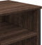 vidaXL - Wastafelkast - 91x35x60 - cm - bewerkt - hout - bruin - eikenkleurig