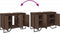 vidaXL - Wastafelkast - 91x35x60 - cm - bewerkt - hout - bruin - eikenkleurig