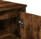 vidaXL - Wastafelkast - 91x35x60 - cm - bewerkt - hout - gerookt - eikenkleurig