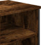 vidaXL - Wastafelkast - 91x35x60 - cm - bewerkt - hout - gerookt - eikenkleurig