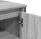 vidaXL - Wastafelkast - 91x35x60 - cm - bewerkt - hout - grijs - sonoma - eikenkleurig