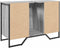 vidaXL - Wastafelkast - 91x35x60 - cm - bewerkt - hout - grijs - sonoma - eikenkleurig