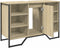vidaXL - Wastafelkast - 91x35x60 - cm - bewerkt - hout - sonoma - eikenkleurig