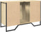 vidaXL - Wastafelkast - 91x35x60 - cm - bewerkt - hout - sonoma - eikenkleurig