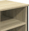vidaXL - Wastafelkast - 91x35x60 - cm - bewerkt - hout - sonoma - eikenkleurig