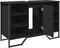 vidaXL - Wastafelkast - 91x35x60 - cm - bewerkt - hout - zwart