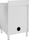 vidaXL - Wastafelkast - commercieel - 60x60x96 - cm - roestvrij - staal