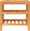 vidaXL - Wastafelkast - met - 2 - schappen - 74x45x75 - cm - massief - hout