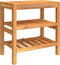 vidaXL - Wastafelkast - met - 2 - schappen - 74x45x75 - cm - massief - hout