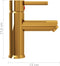 vidaXL - Wastafelkraan - 130x176 - mm - goudkleurig