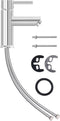 vidaXL - Wastafelkraan - 130x176 - mm - zwart