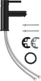 vidaXL - Wastafelkraan - 130x176 - mm - zwart