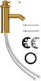 vidaXL - Wastafelkraan - 130x180 - mm - goudkleurig