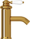 vidaXL - Wastafelkraan - 130x180 - mm - goudkleurig