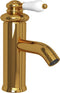 vidaXL - Wastafelkraan - 130x180 - mm - goudkleurig