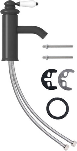 vidaXL - Wastafelkraan - 130x180 - mm - grijs