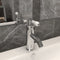 vidaXL - Wastafelkraan - 130x180 - mm - verchroomd