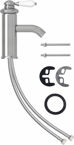 vidaXL - Wastafelkraan - 130x180 - mm - zilverkleurig