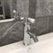 vidaXL - Wastafelkraan - 130x180 - mm - zilverkleurig