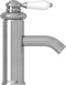 vidaXL - Wastafelkraan - 130x180 - mm - zilverkleurig
