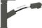 vidaXL - Wastafelkraan - met - uittrekfunctie - 157x172 - mm - grijs