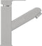vidaXL - Wastafelkraan - met - uittrekfunctie - 157x172 - mm - zilverkleurig