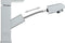 vidaXL - Wastafelkraan - met - uittrekfunctie - 157x172 - mm - verchroomd