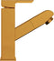 vidaXL - Wastafelkraan - met - uittrekfunctie - 157x172 - mm - goudkleurig
