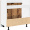 vidaXL - Wastafelonderkast - 80x46x81,5 - cm - bewerkt - hout - oud - houtkleurig