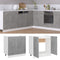 vidaXL - Wastafelonderkast - 80x46x81,5 - cm - bewerkt - hout - betongrijs