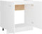 vidaXL - Wastafelonderkast - 80x46x81,5 - cm - bewerkt - hout - wit