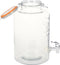 vidaXL - Waterdispenser - XXL - met - kraan - 8 - L - glas - transparant