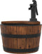 vidaXL - Waterfontein - met - pomp - 28x28x34,5 - cm - massief - vurenhout