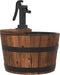 vidaXL - Waterfontein - met - pomp - 28x28x34,5 - cm - massief - vurenhout