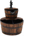 vidaXL - Waterfontein - met - pomp - 44,5x44,5x58 - cm - massief - vurenhout