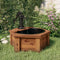 vidaXL - Waterfontein - met - pomp - 57x57x53 - cm - massief - vurenhout